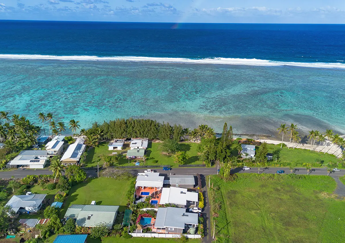 aerial view of Itimarama Villas site and surrounds